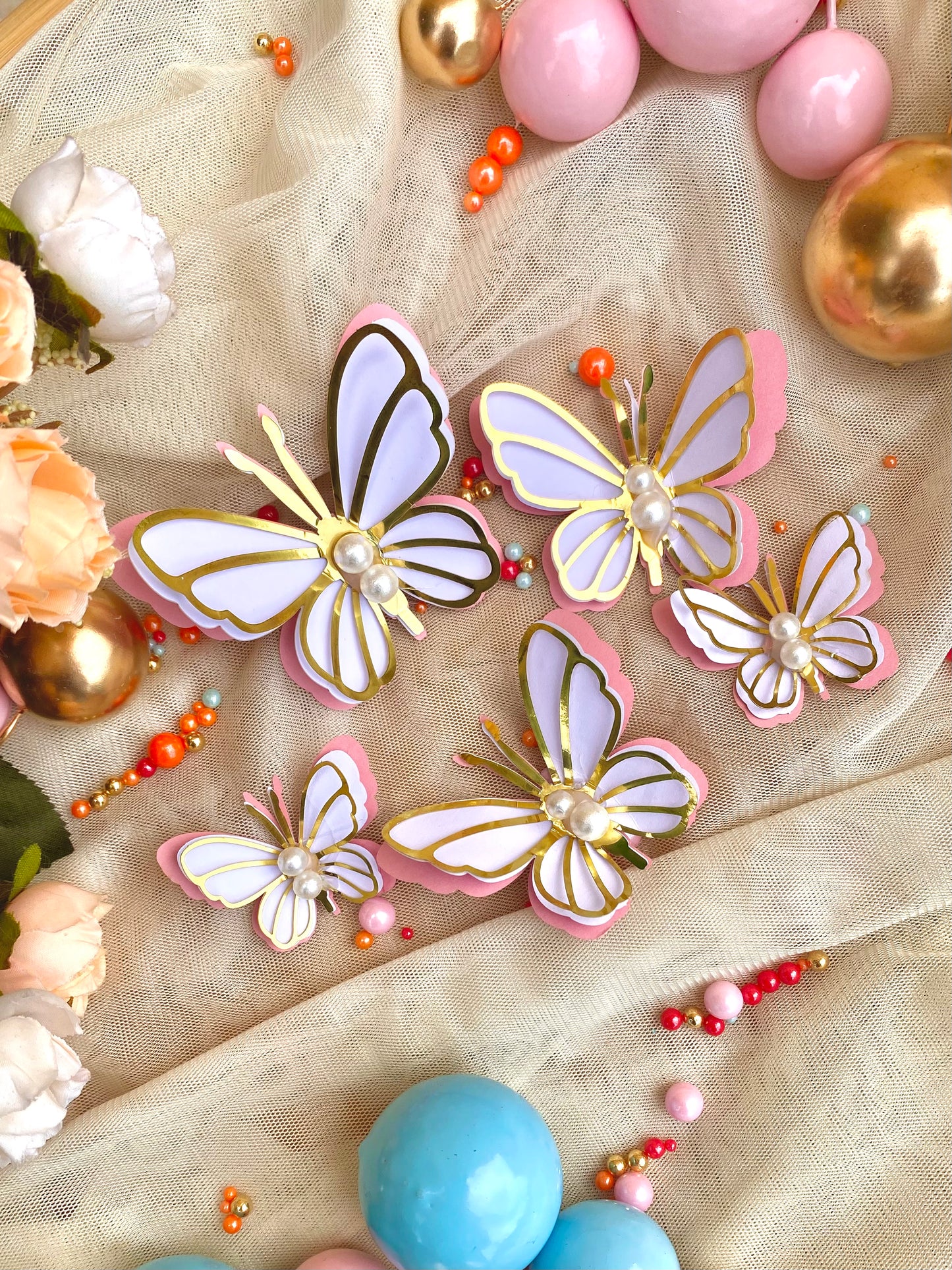 Pink Pearl butterflies