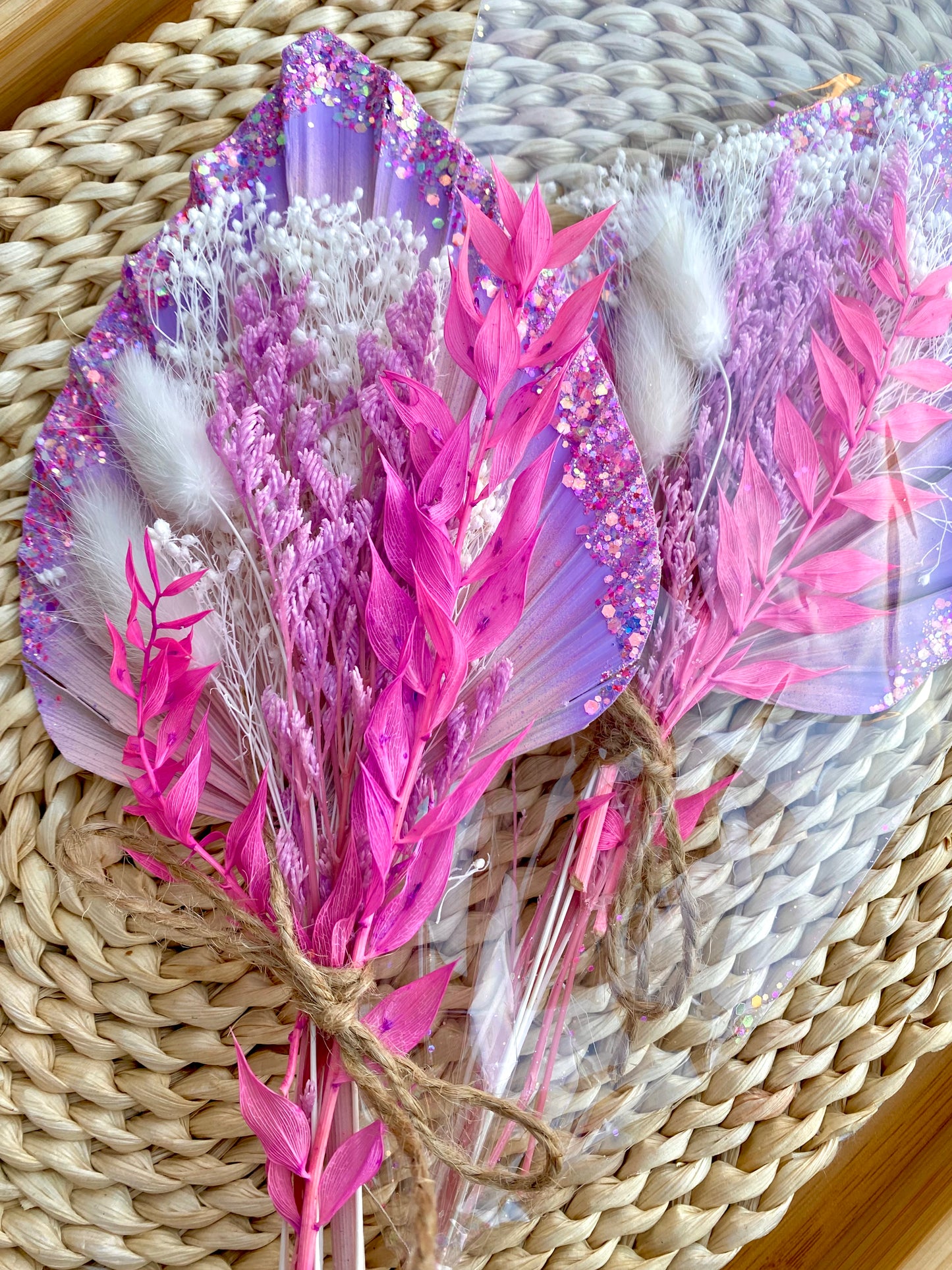 Mermaid dream Palm leaf cake topper