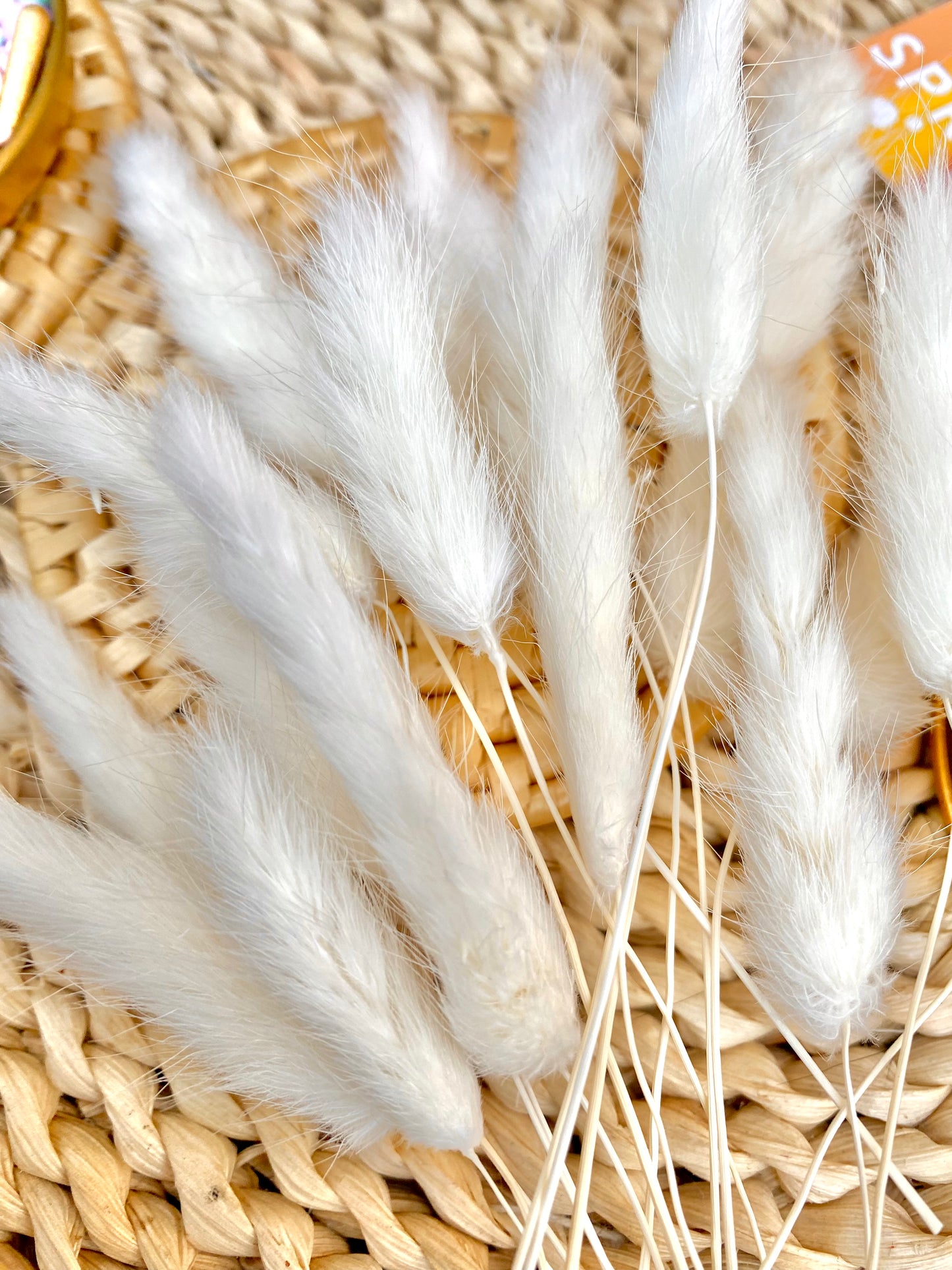 White Bunny Tail toppers