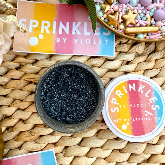 Black Glitter