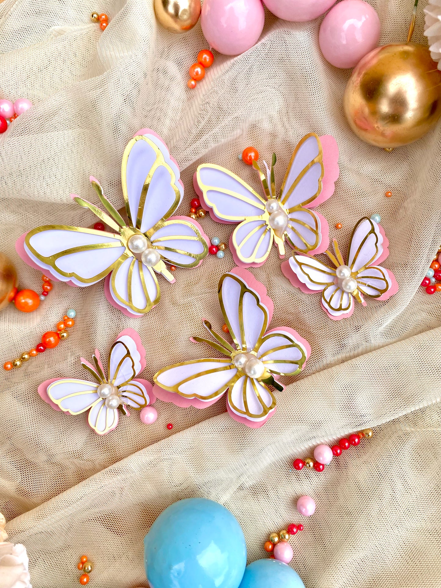 Pink Pearl butterflies