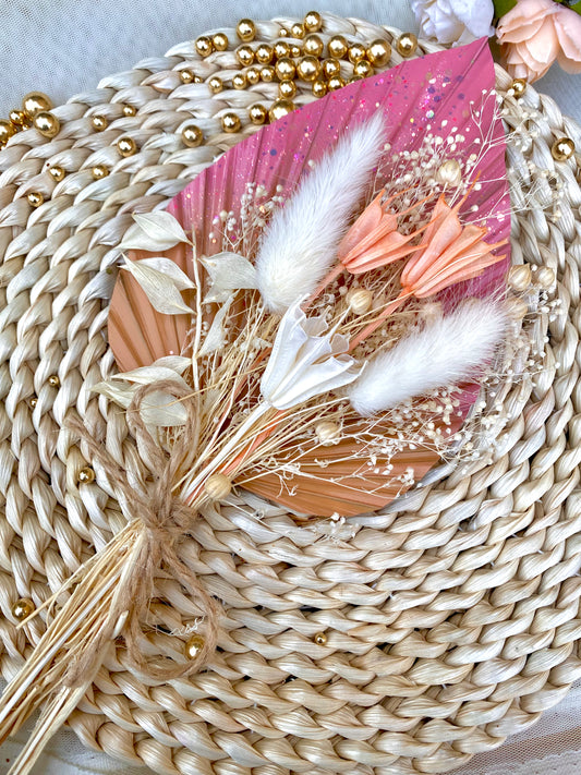 Cocktail Palm leaf cake topper