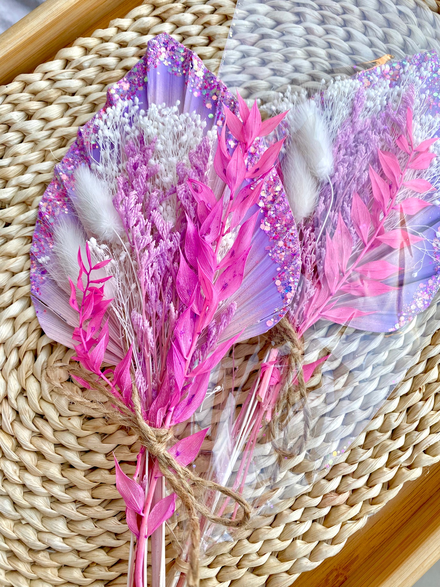 Mermaid dream Palm leaf cake topper